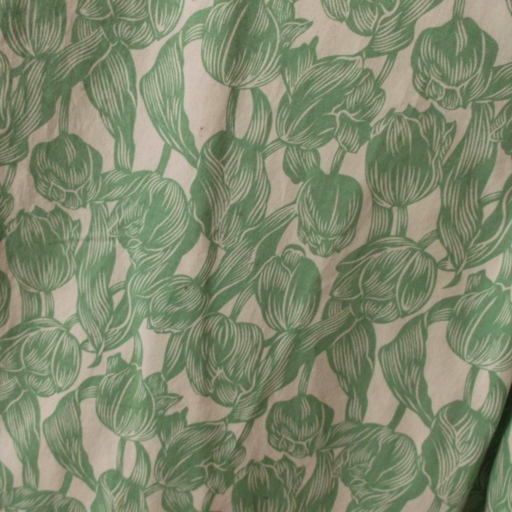 NWT Izod Green Tulip Cropped Pants 10 Stretch Summer - Picture 2 of 5